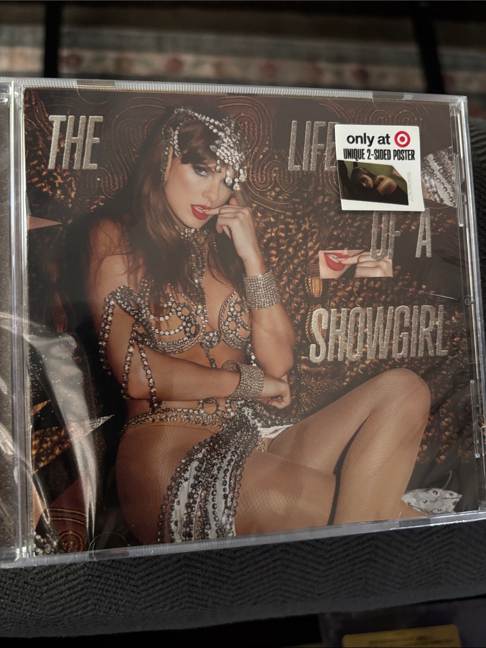 Taylor Swift The Life of a Showgirl album with Target exclusive poster